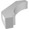 Ekena Millwork 6-in. W x 24-in. D x 30-in. H Imperial Architectural Grade PVC Knee Brace BRCP06X24X30IMP - alternate 2